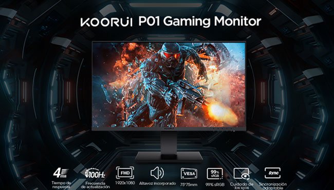 monitor gaming con altavoces